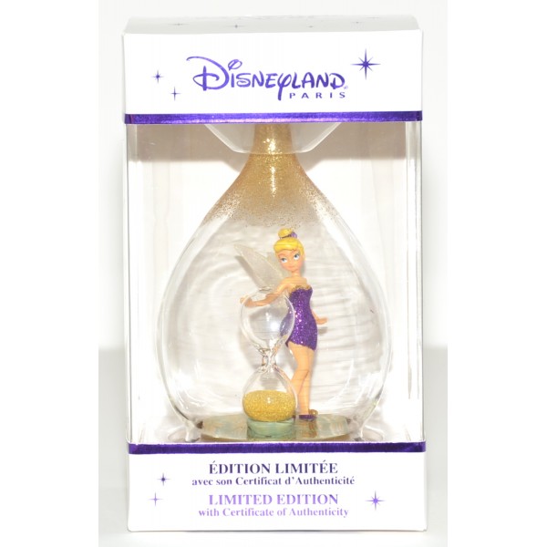 Disney Tinker Bell wiht sand timer Limited Edition Christmas Bauble, Disneyland Paris